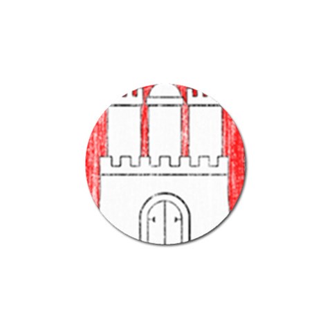 Coat Of Arms Of Hamburg Golf Ball Marker (10 pack) from ArtsNow.com Front