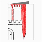 Coat Of Arms Of Hamburg Greeting Card