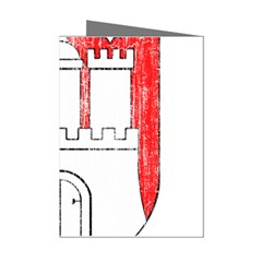 Coat Of Arms Of Hamburg Mini Greeting Cards (Pkg of 8) from ArtsNow.com Left