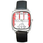 Coat Of Arms Of Hamburg Square Metal Watch