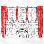 Coat Of Arms Of Hamburg Jigsaw Puzzle (Rectangular)