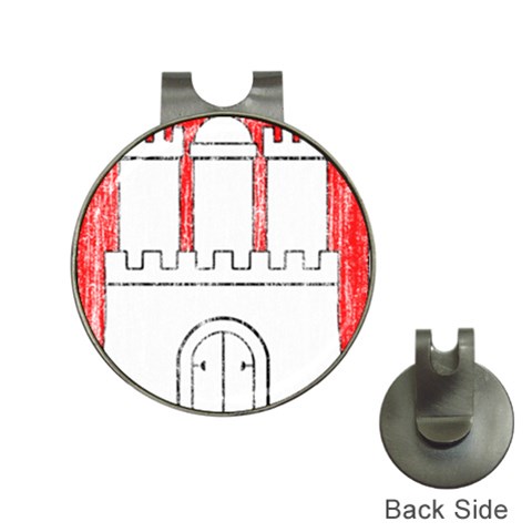 Coat Of Arms Of Hamburg Golf Ball Marker Hat Clip from ArtsNow.com Front