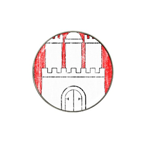 Coat Of Arms Of Hamburg Hat Clip Ball Marker from ArtsNow.com Front
