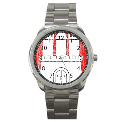 Coat Of Arms Of Hamburg Sport Metal Watch from ArtsNow.com Front