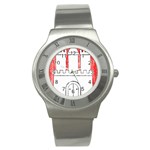 Coat Of Arms Of Hamburg Stainless Steel Watch