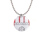 Coat Of Arms Of Hamburg 1  Button Necklace