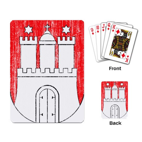 Coat Of Arms Of Hamburg Playing Cards Single Design (Rectangle) from ArtsNow.com Back