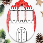 Coat Of Arms Of Hamburg Oval Ornament (Two Sides)