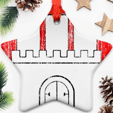 Coat Of Arms Of Hamburg Star Ornament (Two Sides) from ArtsNow.com Front