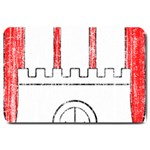 Coat Of Arms Of Hamburg Large Doormat