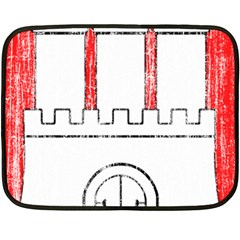 Coat Of Arms Of Hamburg Double Sided Fleece Blanket (Mini) from ArtsNow.com 35 x27  Blanket Back