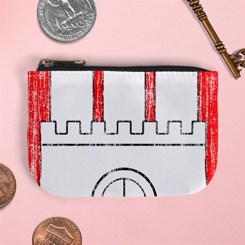 Coat Of Arms Of Hamburg Mini Coin Purse from ArtsNow.com Front