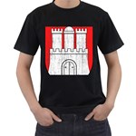 Coat Of Arms Of Hamburg Men s T-Shirt (Black)