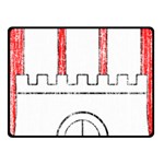 Coat Of Arms Of Hamburg Fleece Blanket (Small)