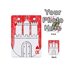 Coat Of Arms Of Hamburg Playing Cards 54 Designs (Mini) from ArtsNow.com Front - Heart10