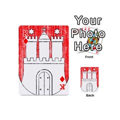 King Coat Of Arms Of Hamburg Playing Cards 54 Designs (Mini) from ArtsNow.com Front - DiamondK