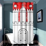 Coat Of Arms Of Hamburg Shower Curtain 36  x 72  (Stall)