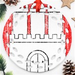 Coat Of Arms Of Hamburg Ornament (Round Filigree)