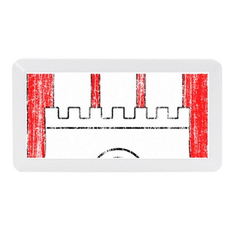 Coat Of Arms Of Hamburg Memory Card Reader (Mini) from ArtsNow.com Front