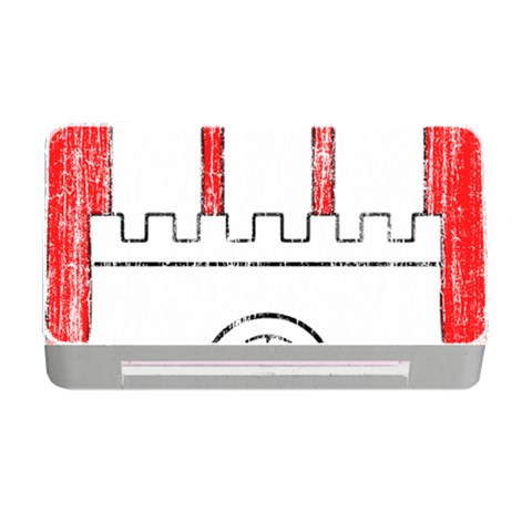 Coat Of Arms Of Hamburg Memory Card Reader with CF from ArtsNow.com Front