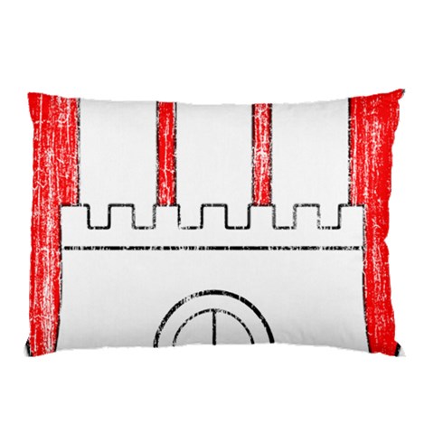 Coat Of Arms Of Hamburg Pillow Case (Two Sides) from ArtsNow.com Back