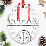 Coat Of Arms Of Hamburg Ornament (Oval Filigree)