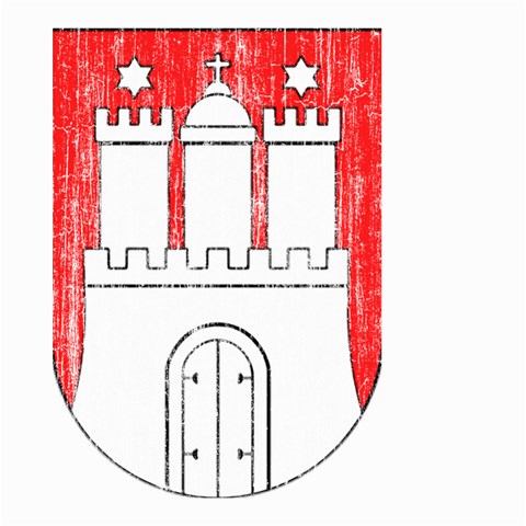 Coat Of Arms Of Hamburg Large Garden Flag (Two Sides) from ArtsNow.com Front