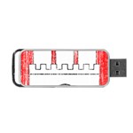 Coat Of Arms Of Hamburg Portable USB Flash (Two Sides)