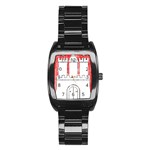 Coat Of Arms Of Hamburg Stainless Steel Barrel Watch