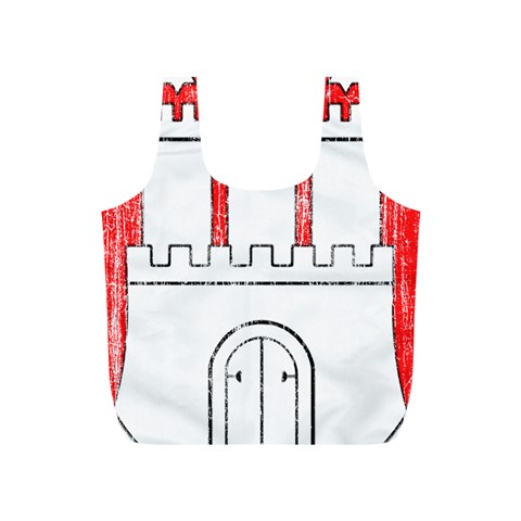 Coat Of Arms Of Hamburg Full Print Recycle Bag (S) from ArtsNow.com Front