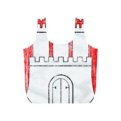Coat Of Arms Of Hamburg Full Print Recycle Bag (S) from ArtsNow.com Front