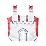 Coat Of Arms Of Hamburg Full Print Recycle Bag (M)