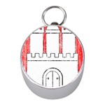 Coat Of Arms Of Hamburg Silver Compass (Mini)
