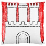 Coat Of Arms Of Hamburg Large Flano Cushion Case (One Side)