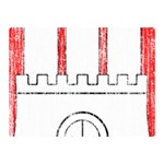 Coat Of Arms Of Hamburg Double Sided Flano Blanket (Mini)