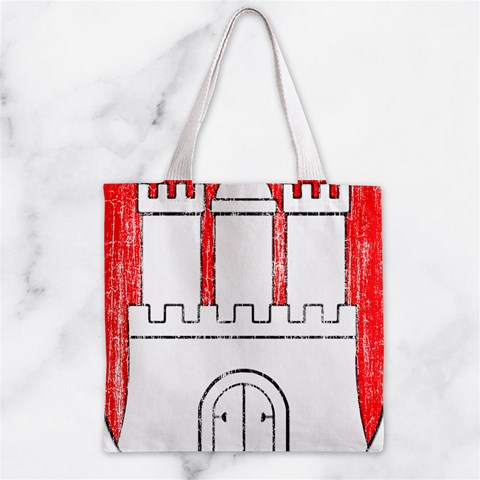 Coat Of Arms Of Hamburg Zipper Grocery Tote Bag from ArtsNow.com Back
