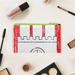 Coat Of Arms Of Hamburg Cosmetic Bag (XS) from ArtsNow.com Back