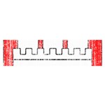 Coat Of Arms Of Hamburg Satin Scarf (Oblong)
