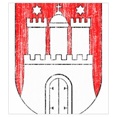 Coat Of Arms Of Hamburg Drawstring Pouch (XXL) from ArtsNow.com Back