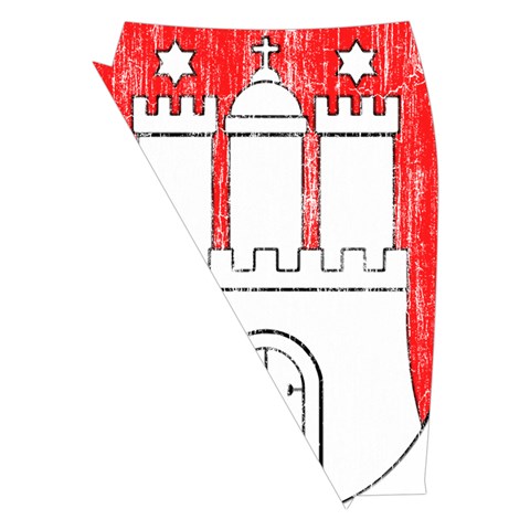 Coat Of Arms Of Hamburg Midi Wrap Pencil Skirt from ArtsNow.com Front Left