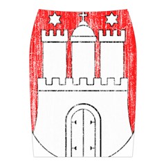 Coat Of Arms Of Hamburg Midi Wrap Pencil Skirt from ArtsNow.com Back