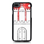 Coat Of Arms Of Hamburg iPhone 8 Seamless Case (Black)
