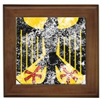 Coat Of Arms Of Germany Washed Framed Tile