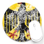 Coat Of Arms Of Germany Washed Round Mousepad