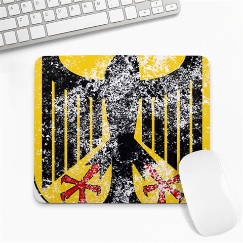 Coat Of Arms Of Germany Washed Large Mousepad from ArtsNow.com Front