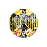 Coat Of Arms Of Germany Washed Magnet 3  (Round)