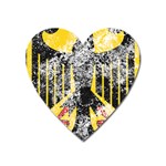 Coat Of Arms Of Germany Washed Magnet (Heart)