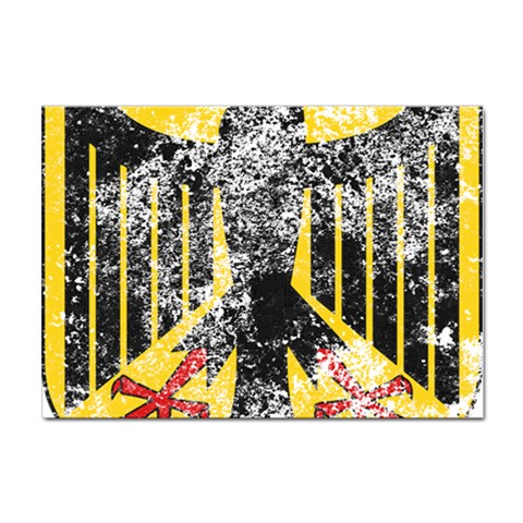 Coat Of Arms Of Germany Washed Sticker A4 (10 pack) from ArtsNow.com Front