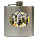 Coat Of Arms Of Germany Washed Hip Flask (6 oz)
