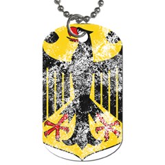 Coat Of Arms Of Germany Washed Dog Tag (Two Sides) from ArtsNow.com Front